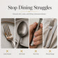 4-Piece Stainless Steel Flatware Set