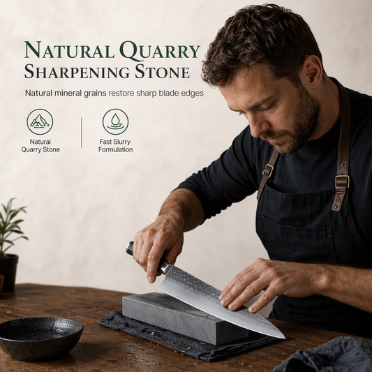 🔥 50% OFF! Natural Green Slurry Whetstone 3000 Grit Single Sided Kitchen Knife Sharpening Stone – Premium Sharpening Surface, Fast Burr Removal, Durable & Non-Slip Base, Restore Razor-Sharp Edges at Home ✨