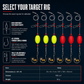 📢📢40% OFF !! ⏰ Pre-Tied Surf Fishing Rigs: High-Buoyancy Floats, Forged Circle Hooks, 90lb Leader, Ready to Use