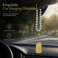 ⏳Limited-time 50% off⏰Stainless Steel Arabic Medallion Car Hanging Ornament with Blue Glass Chain🚗🏷️