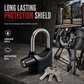 70mm Aluminum Alloy Anti Theft Alarm Padlock Security Gate Lock for Warehouse Motorcycle and Bicycle with Batteries