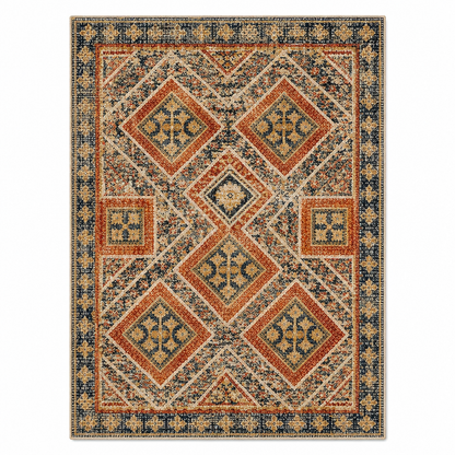 🛋️ Save 50%! 🔥🌸Soft Faux Cashmere Area Rug – Non-Slip, Machine Washable, Plush Pile for Living Room & Bedroom ✨