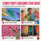 📢📢50% OFF !! ⏰Mexican Plastic Banner Day of the Dead Paper Cut Style Garland for Cinco de Mayo and Halloween Party